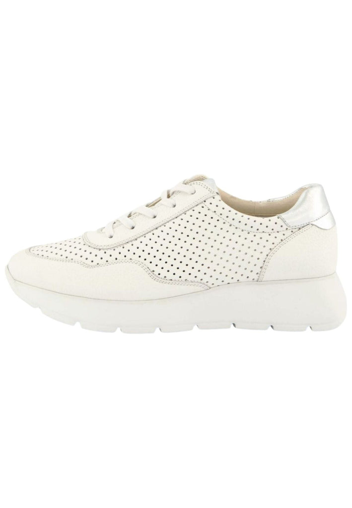 Paul Green Sneaker Leder Weiß/Silber