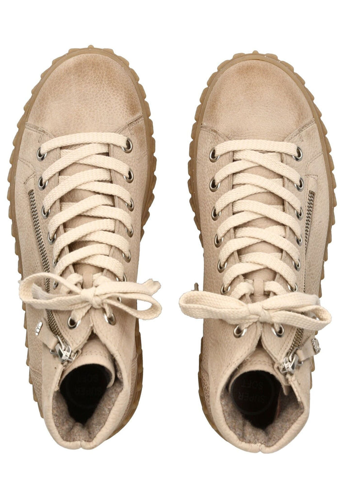 Paul Green Sneaker Nubukleder Beige