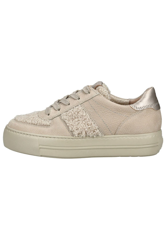 Paul Green Sneaker Nubukleder Beige