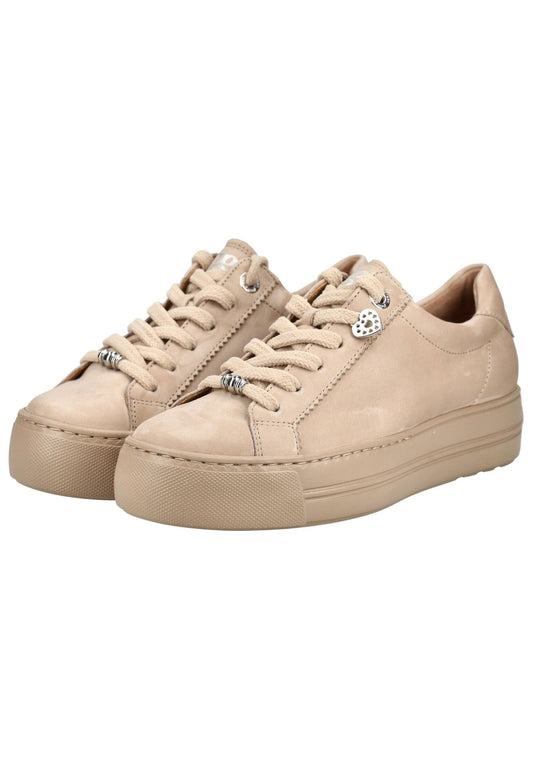 Paul Green Sneaker Nubukleder Beige