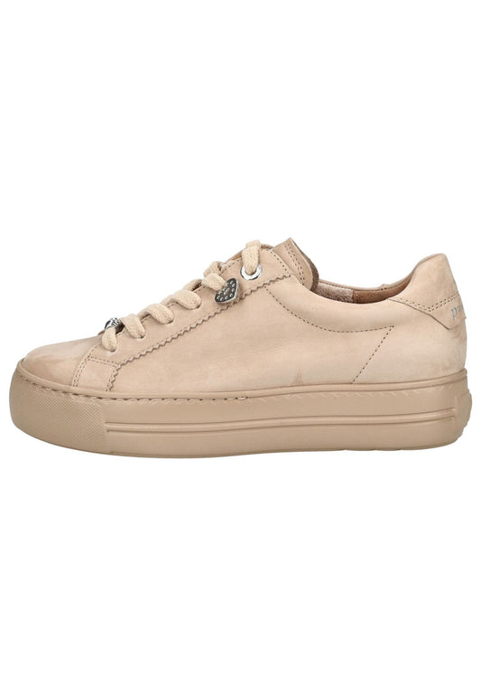 Paul Green Sneaker Nubukleder Beige