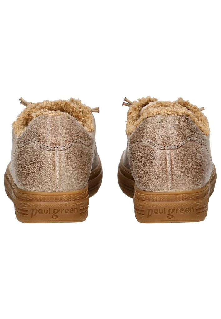 Paul Green Sneaker Nubukleder Beige Warmfutter