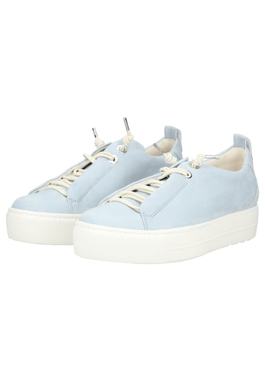 Paul Green Sneaker Nubukleder Blau
