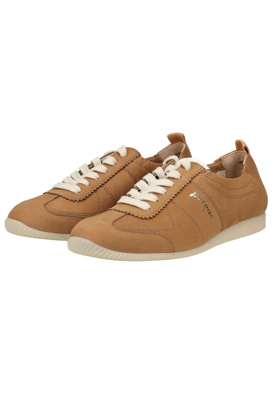 Paul Green Sneaker Nubukleder Braun