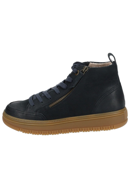Paul Green Sneaker Nubukleder Dunkelblau