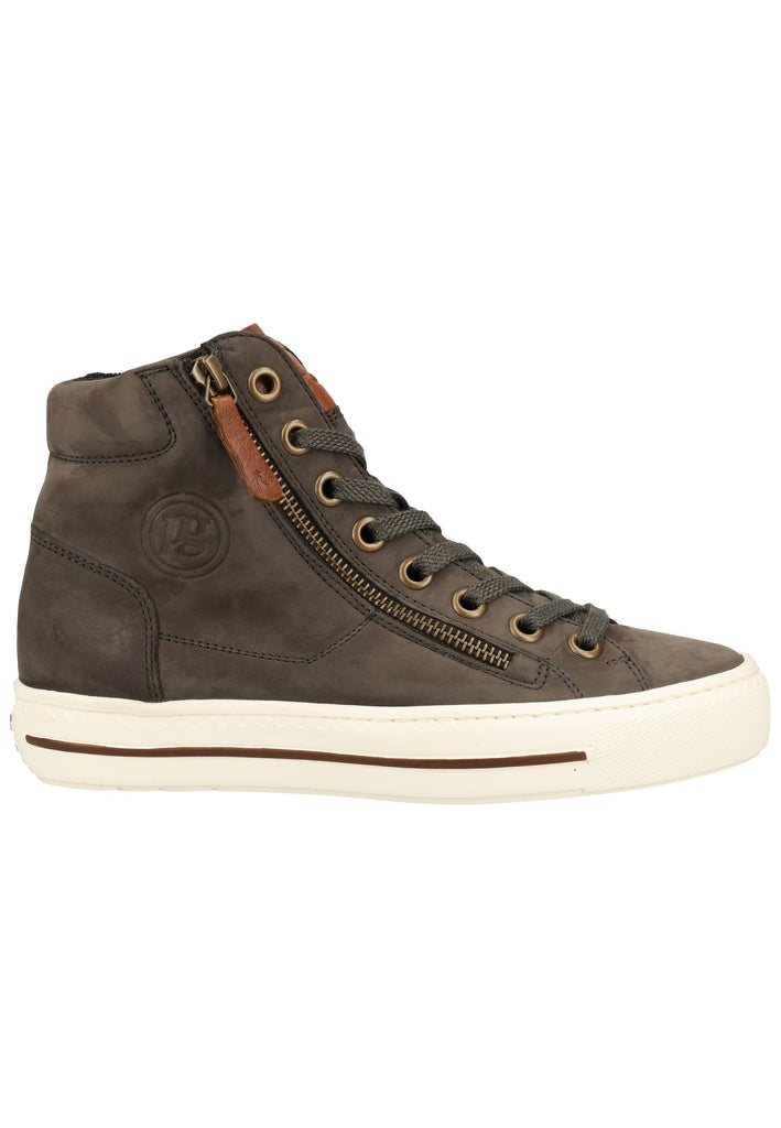 Paul Green Sneaker Nubukleder Grau