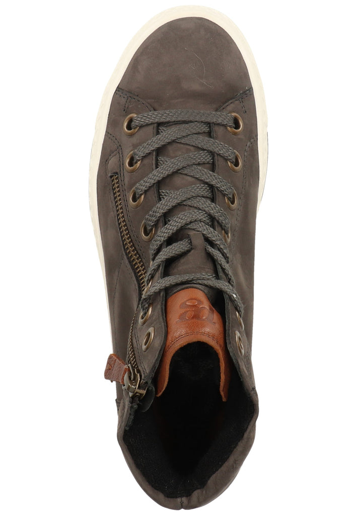 Paul Green Sneaker Nubukleder Grau