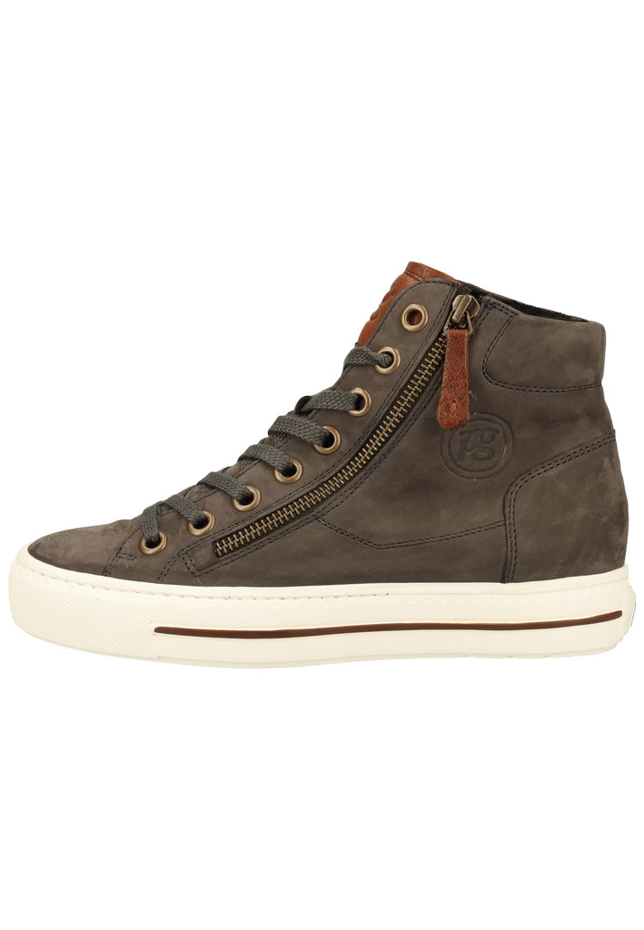 Paul Green Sneaker Nubukleder Grau