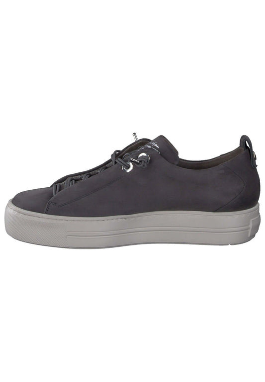 Paul Green Sneaker Nubukleder Grau