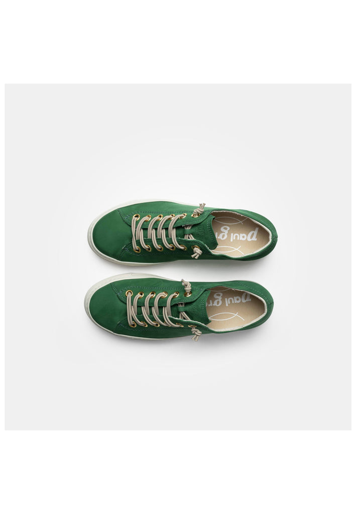 Paul Green Sneaker Nubukleder Grün