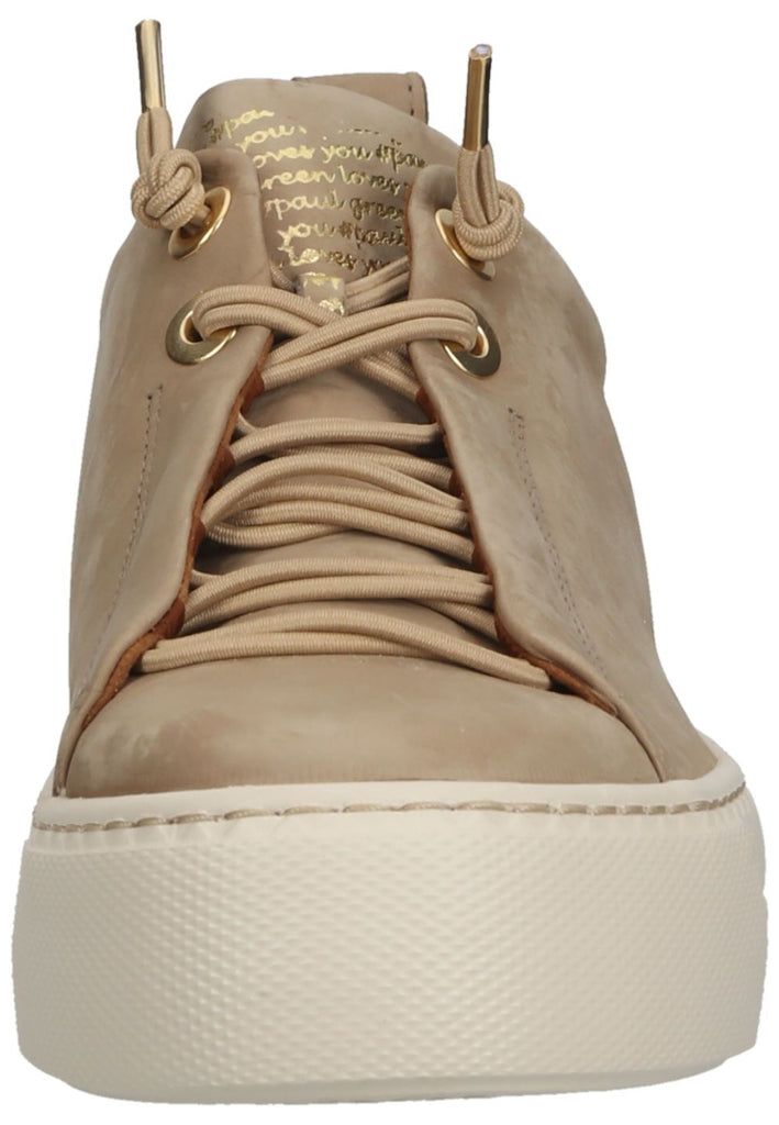 Paul Green Sneaker Nubukleder Hellbraun