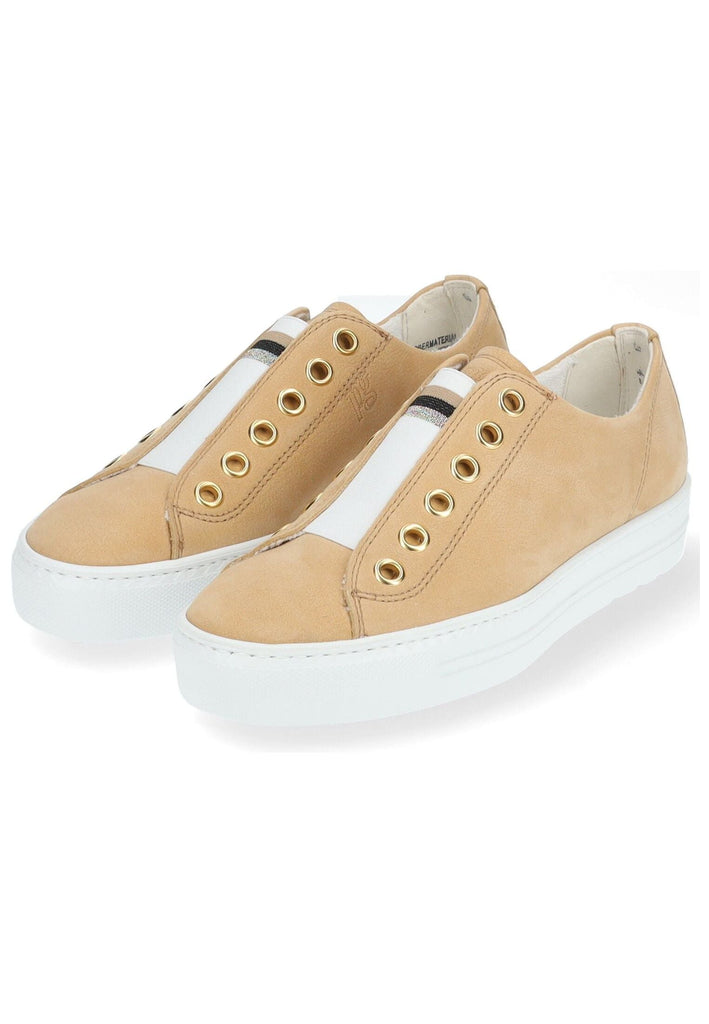 Paul Green Sneaker Nubukleder Honey