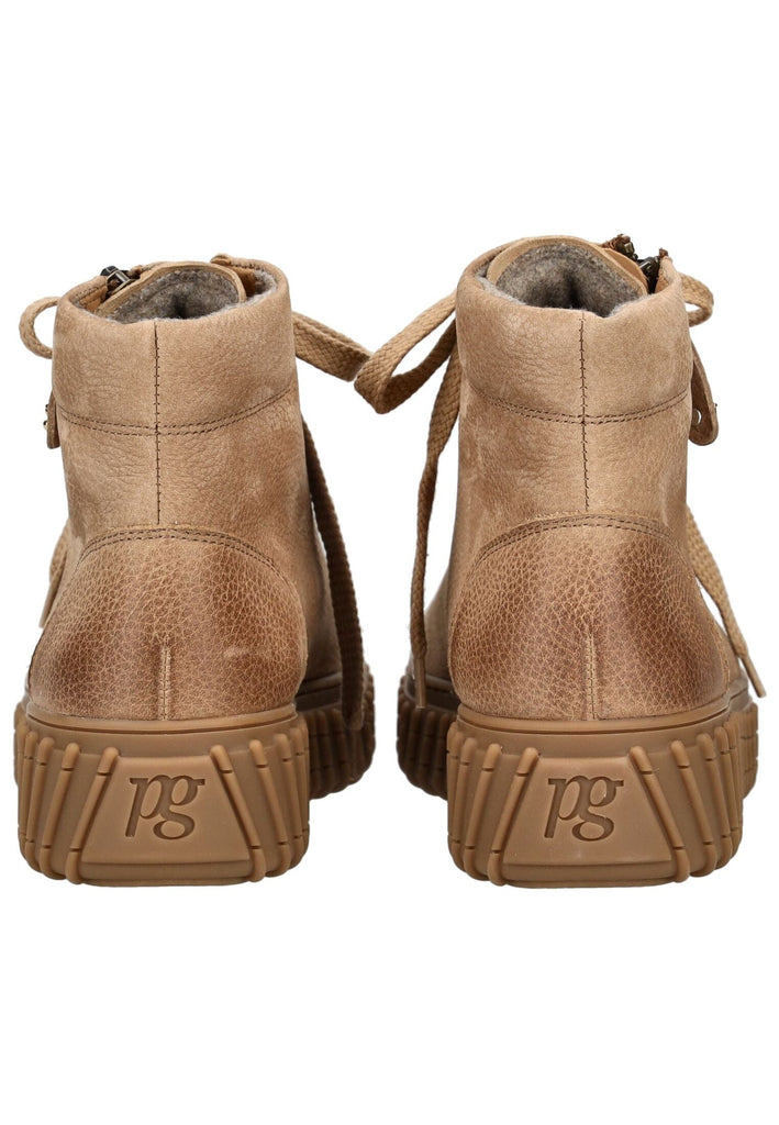 Paul Green Sneaker Nubukleder Mittelbraun