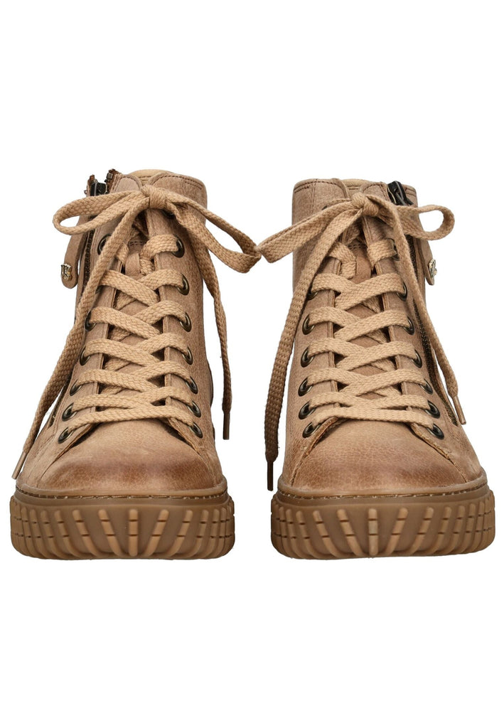 Paul Green Sneaker Nubukleder Mittelbraun