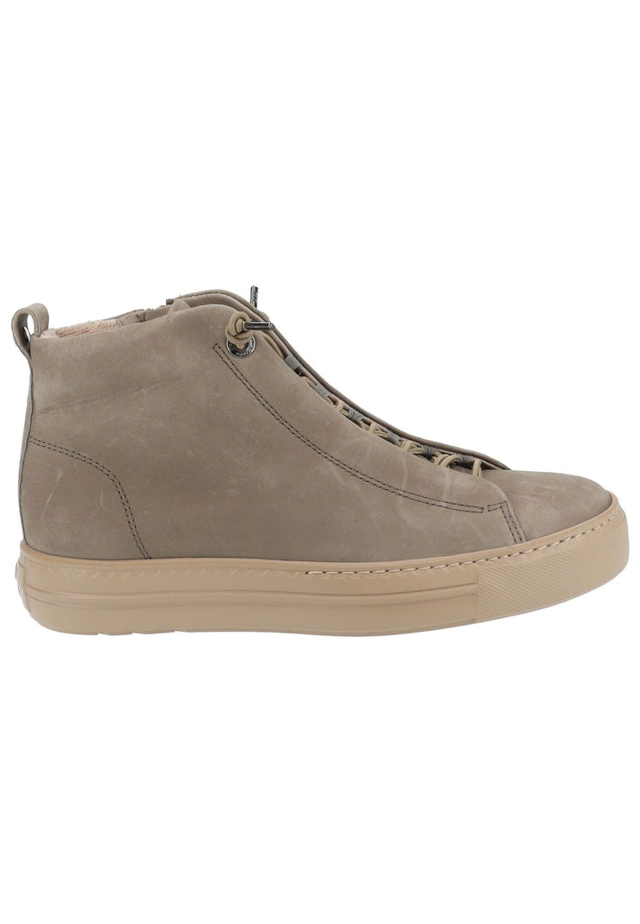 Paul Green Sneaker Nubukleder Taupe