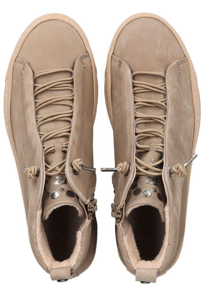 Paul Green Sneaker Nubukleder Taupe