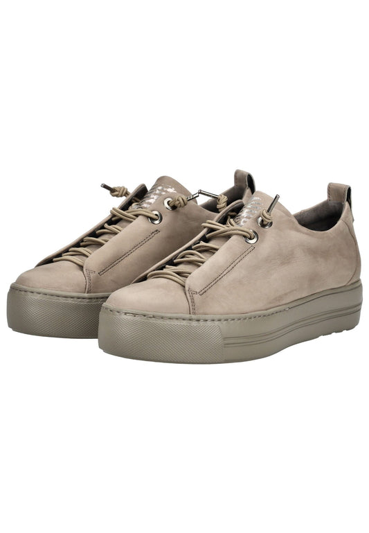 Paul Green Sneaker Nubukleder Taupe