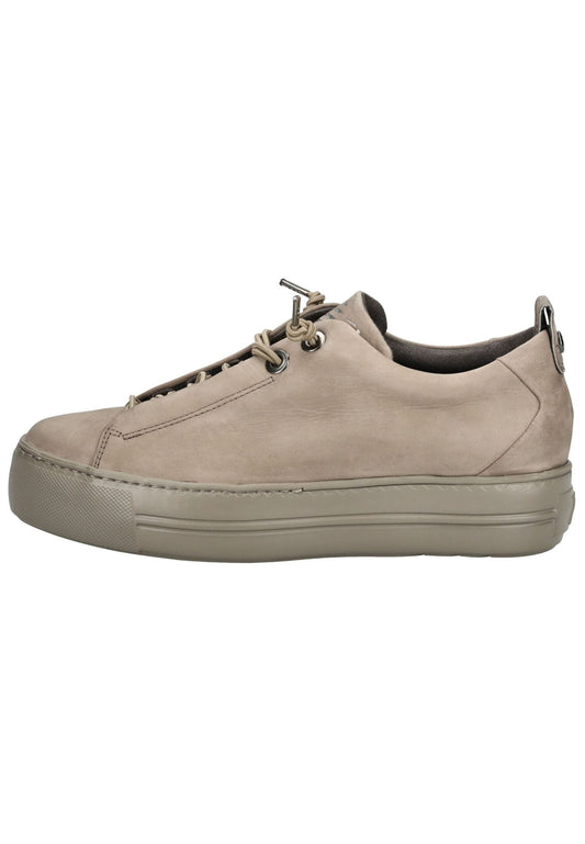 Paul Green Sneaker Nubukleder Taupe