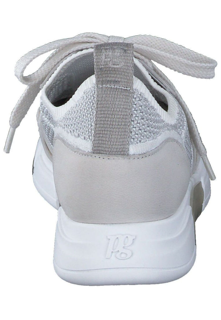 Paul Green Sneaker Nubukleder/Textil Grau/Weiß
