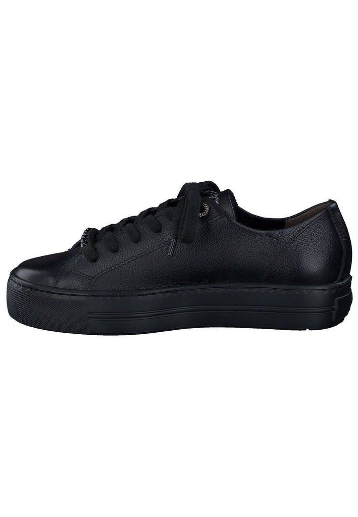 Sneaker Paul Green Sneaker Glattleder Schwarz