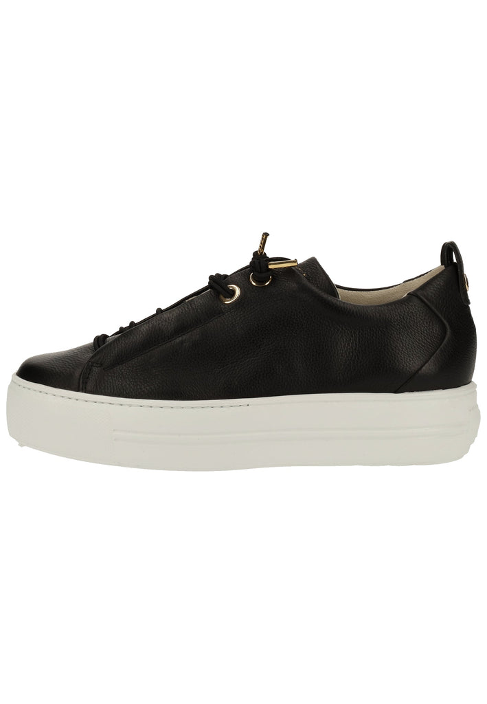 Sneaker Paul Green Sneaker Glattleder Schwarz/Gold