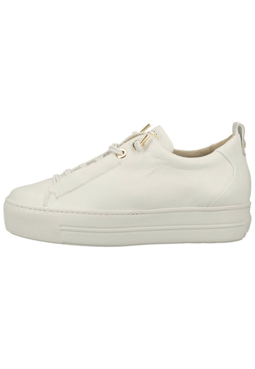 Sneaker Paul Green Sneaker Glattleder Weiß/Gold