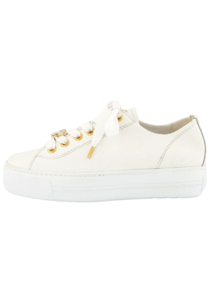 Sneaker Paul Green Sneaker Glattleder Weiß Kombi