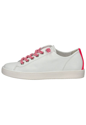 Sneaker Paul Green Sneaker Glattleder Weiß/Pink