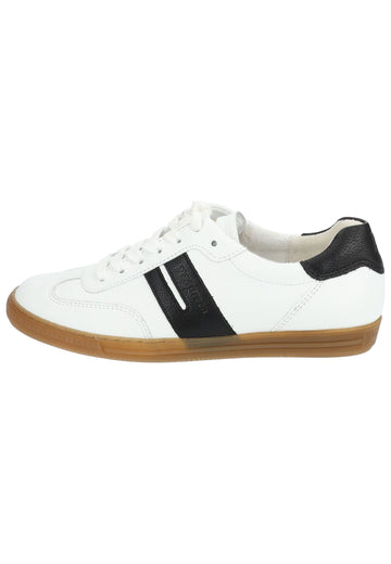 Sneaker Paul Green Sneaker Glattleder Weiß/Schwarz