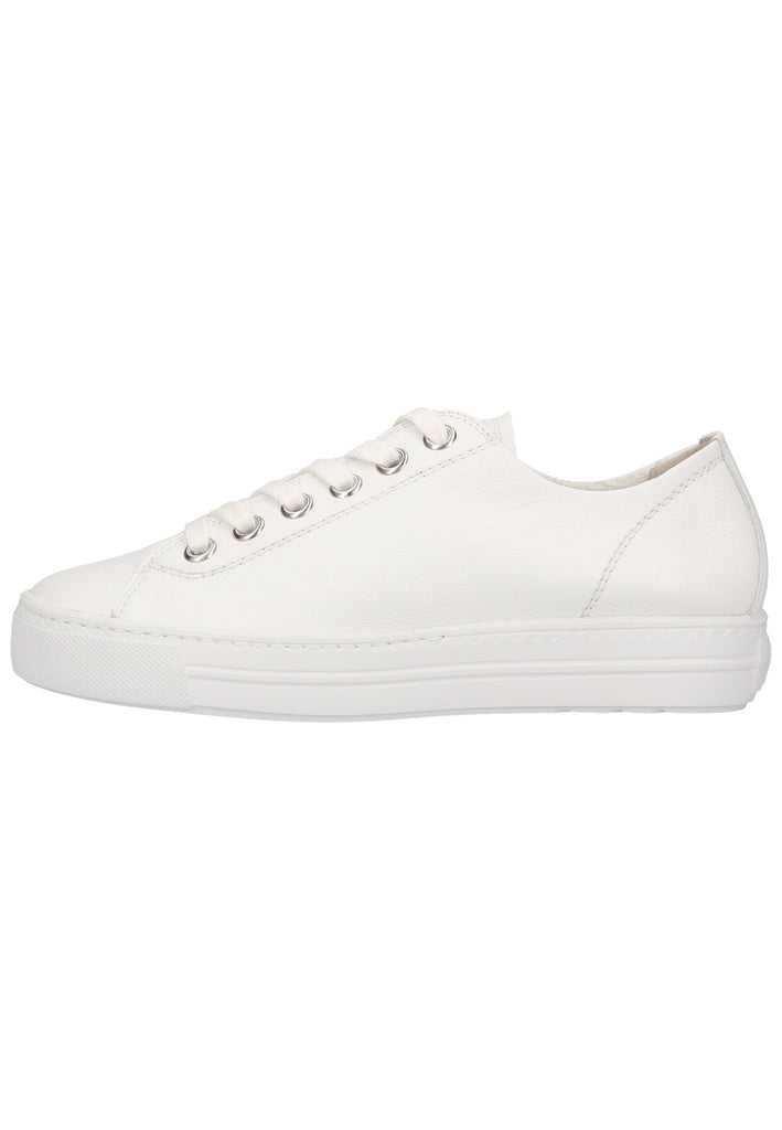 Sneaker Paul Green Sneaker Glattleder Weiß/Silber