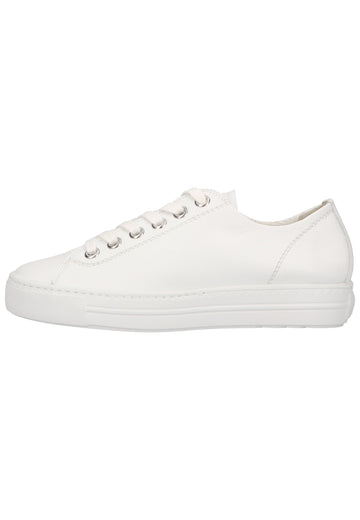 Sneaker Paul Green Sneaker Glattleder Weiß/Silber