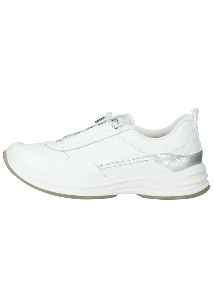 Sneaker Paul Green Sneaker Glattleder Weiß/Silber