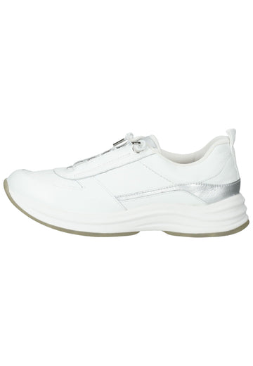 Sneaker Paul Green Sneaker Glattleder Weiß/Silber