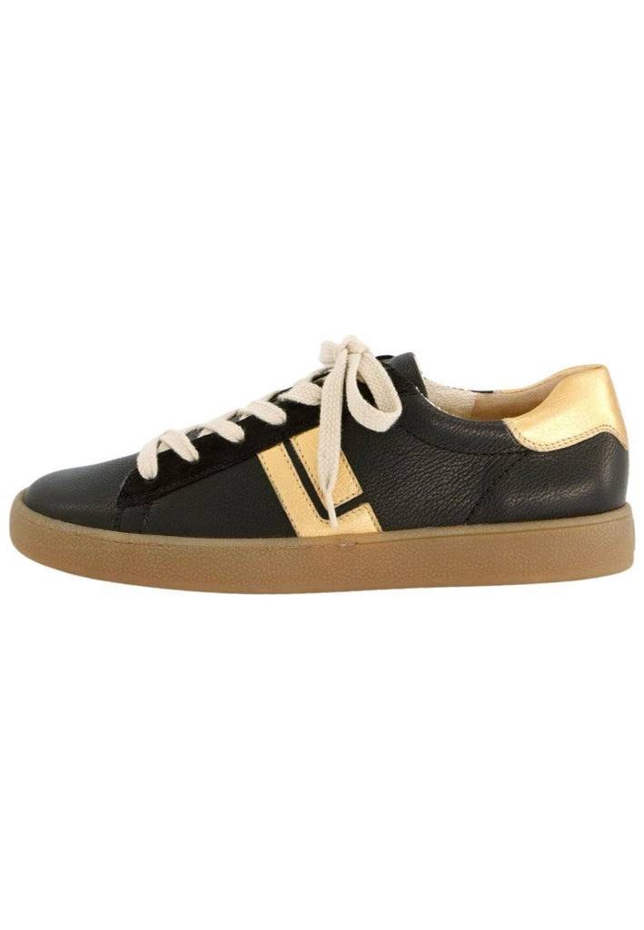 Sneaker Paul Green Sneaker Leder Schwarz Kombi