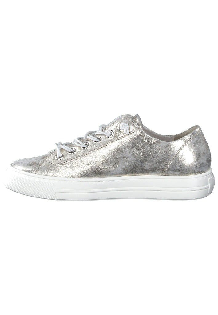 Sneaker Paul Green Sneaker Leder Silber