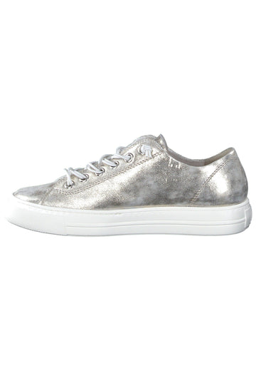 Sneaker Paul Green Sneaker Leder Silber