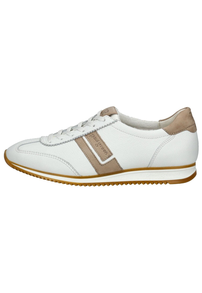 Sneaker Paul Green Sneaker Leder Weiß/Beige