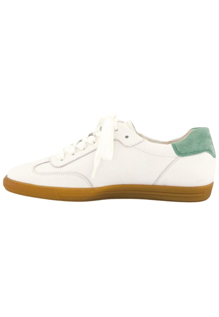 Sneaker Paul Green Sneaker Leder Weiß/Grün