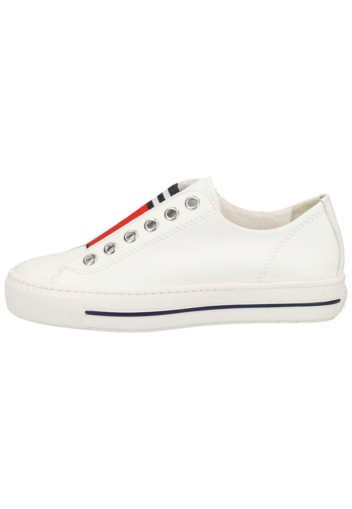 Sneaker Paul Green Sneaker Leder Weiß/Rot
