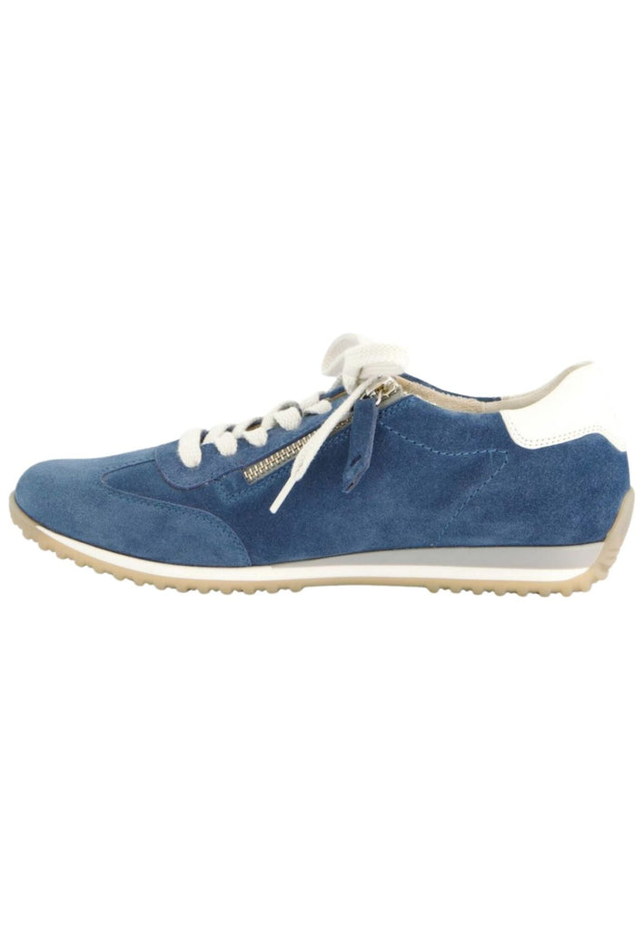 Sneaker Paul Green Sneaker Veloursleder Blau/Beige