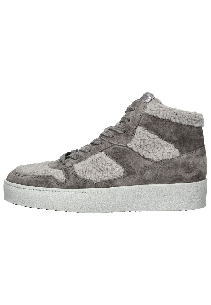Sneaker Paul Green Sneaker Veloursleder Grau Warmfutter