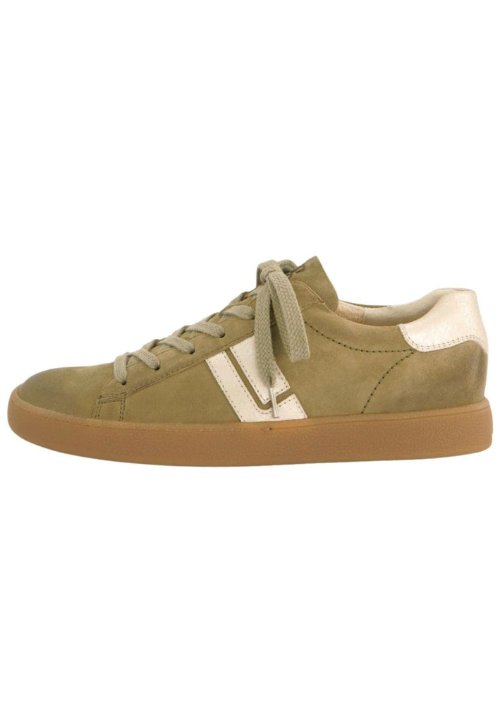 Sneaker Paul Green Sneaker Veloursleder Grün/Gold