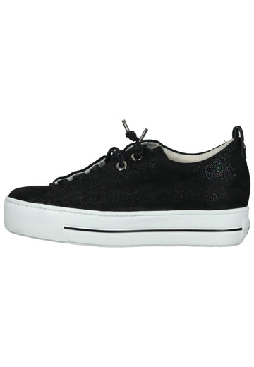 Sneaker Paul Green Sneaker Veloursleder Schwarz