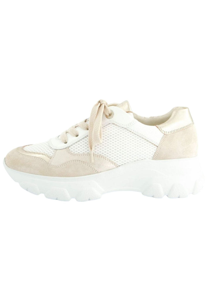 Sneaker Paul Green Sneaker Veloursleder/Textil Weiß Kombi