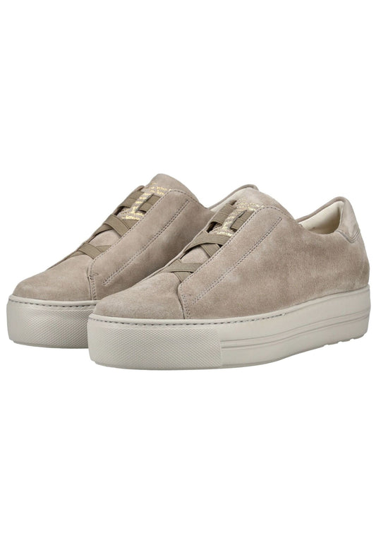 Paul Green Sneaker Veloursleder Beige