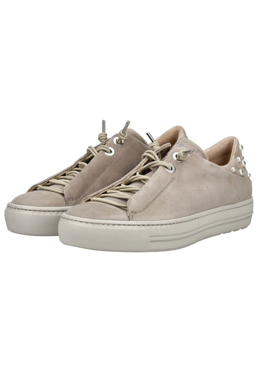 Paul Green Sneaker Veloursleder Beige