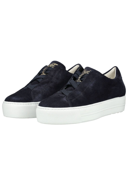 Paul Green Sneaker Veloursleder Blau