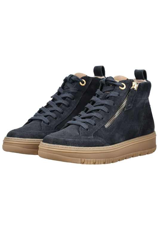 Paul Green Sneaker Veloursleder Blau
