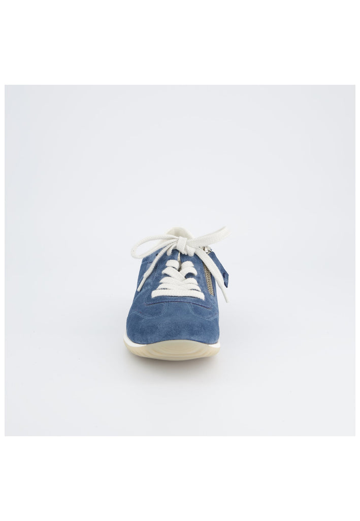 Paul Green Sneaker Veloursleder Blau/Beige