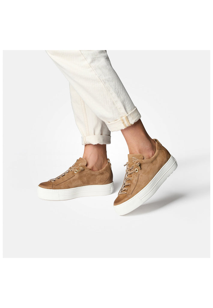 Paul Green Sneaker Veloursleder Braun